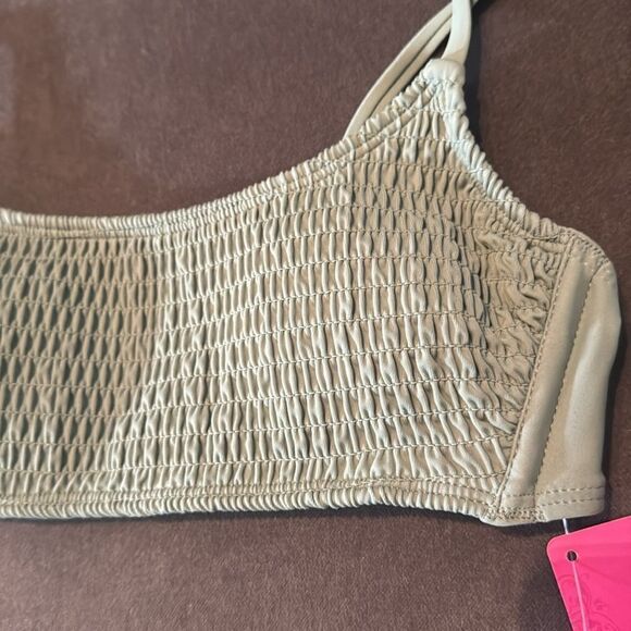 Women’s Junior’s Xhilaration Sage Green Bikini Swimsuit 2 Piece Size XL (12-14) - Picture 13 of 15